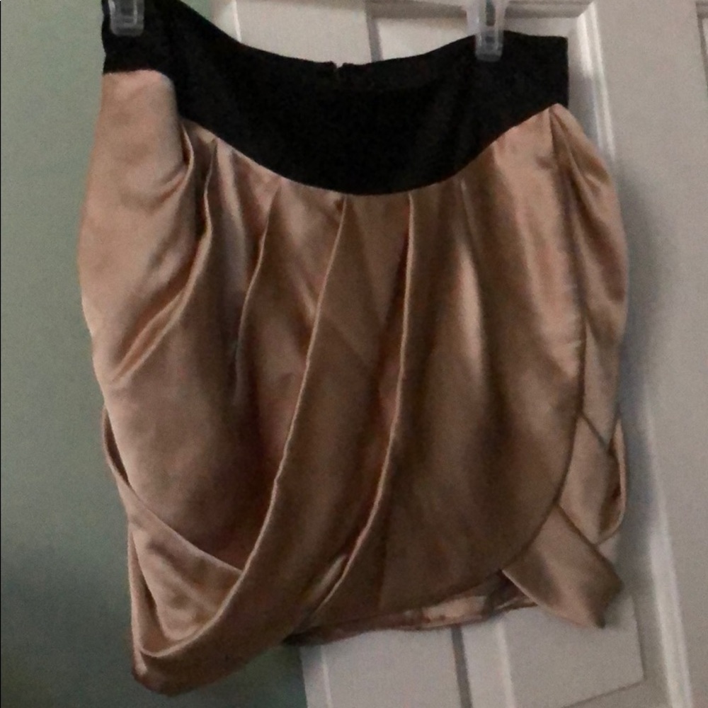 Bergdorf Goodman cream gold bubble skirt !